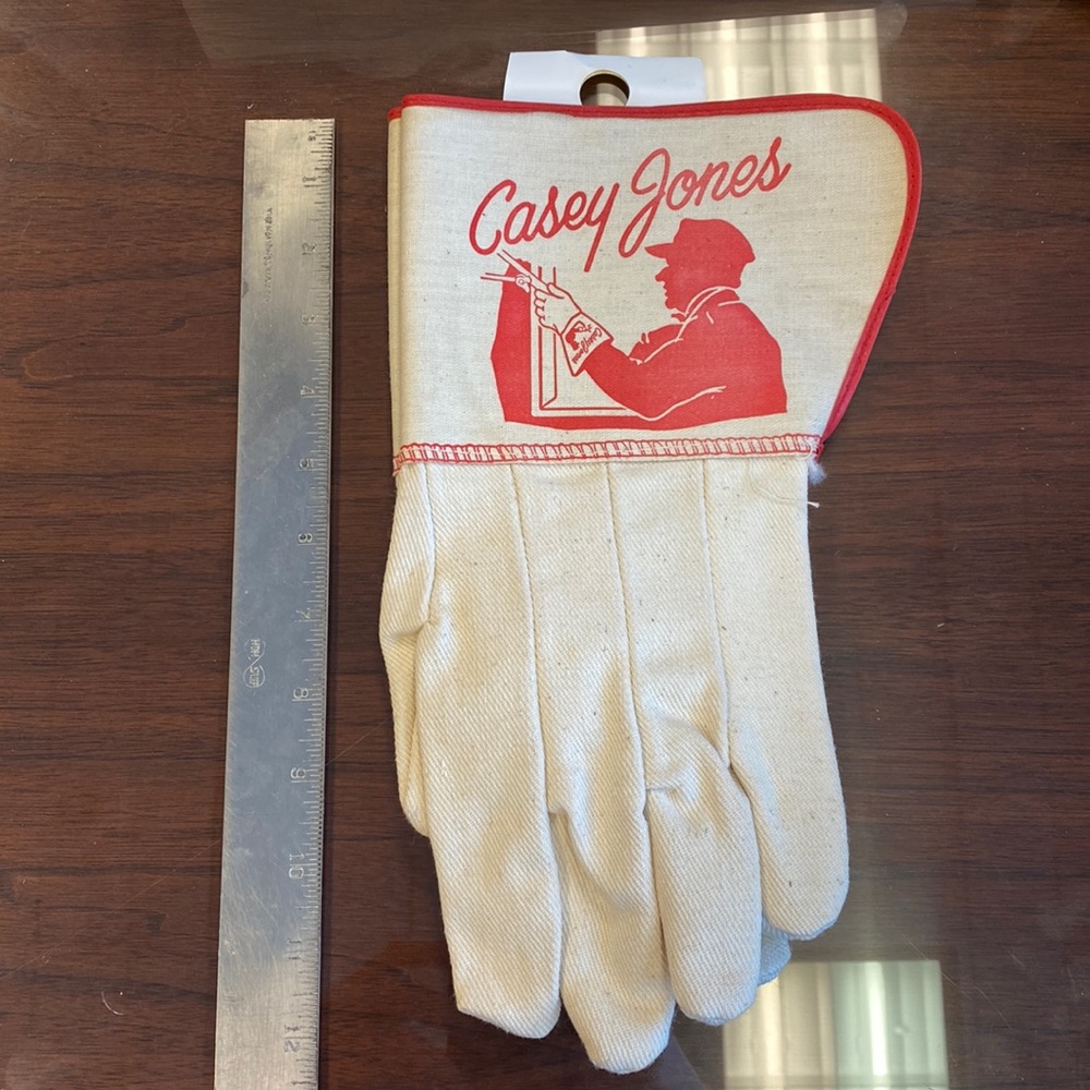 Casey Jones Railroad Gloves New Old Stock